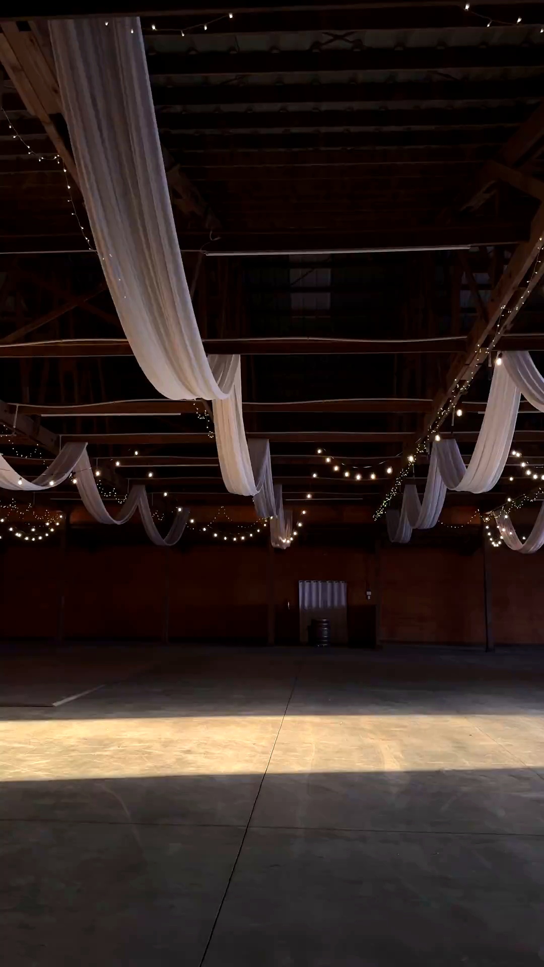 Ceiling drapes